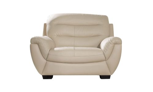 Fauteuil en cuir CORAL