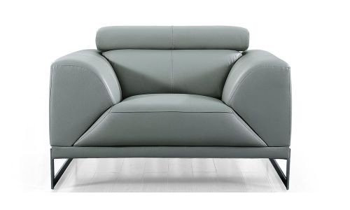 Fauteuil cuir Design HAVANA – Gris