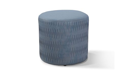 Pouf 1 place JUKE - Bleu/Gris