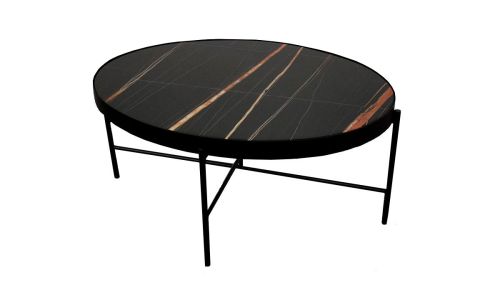 Table basse marbre PINTO - Noir