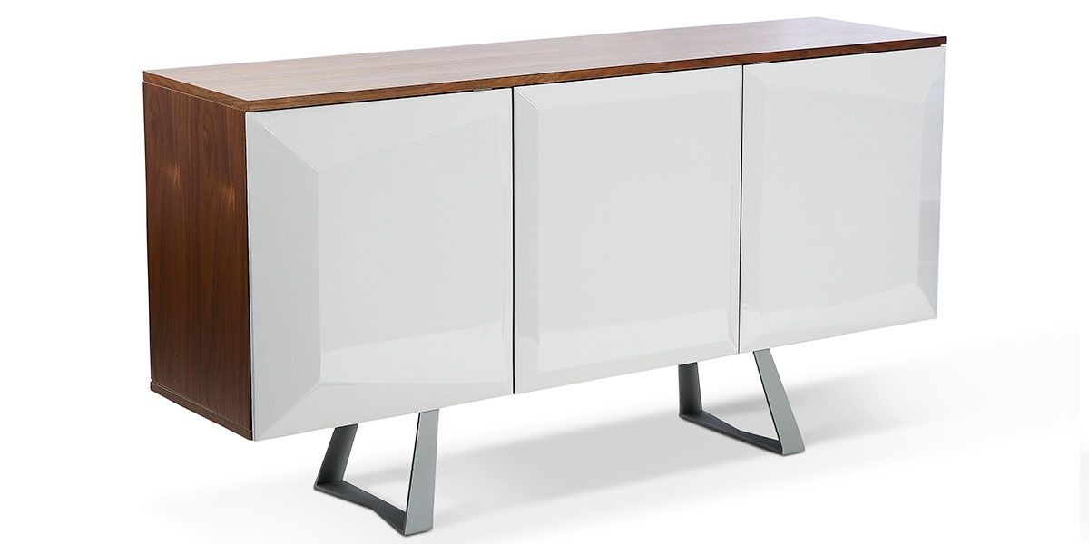 Buffet_laqué/bois_NOOR_-_Gris/Taupe/Noyer_3_LaMaisonDuCanapé