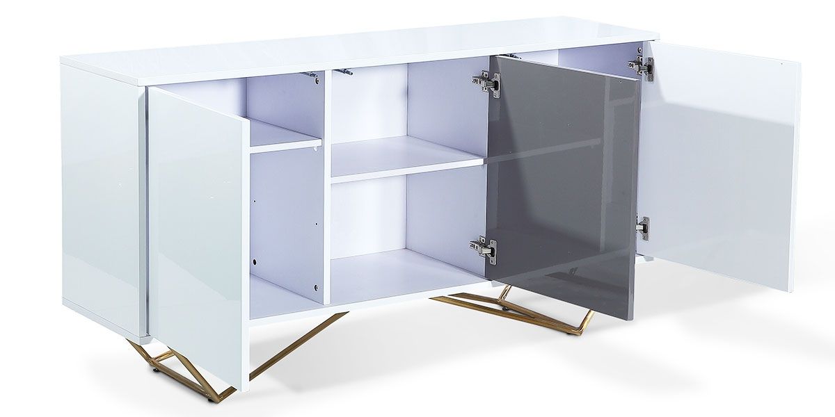 Buffet_laqué/acier_JAZZ_-_Blanc/Gris/Gold_4_LaMaisonDuCanapé
