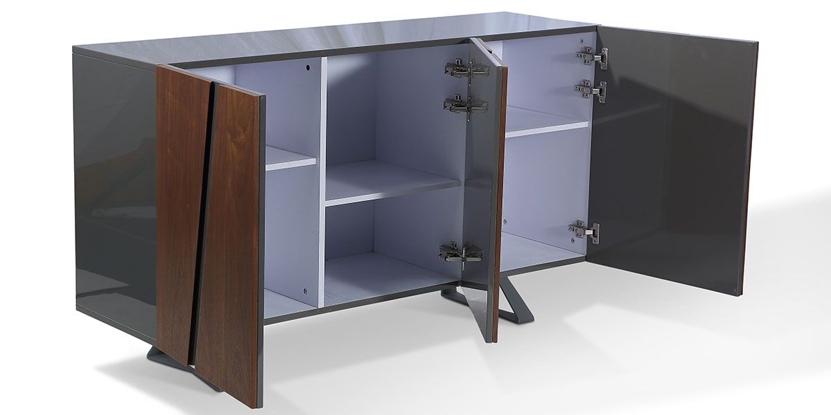 Buffet_bois/laqué_WEST_-_Noyer/Gris_3_LaMaisonDuCanapé