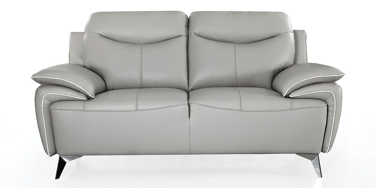 Canapé_2_places_Cuir_MAEL_-_Gris_1_LaMaisonDuCanapé