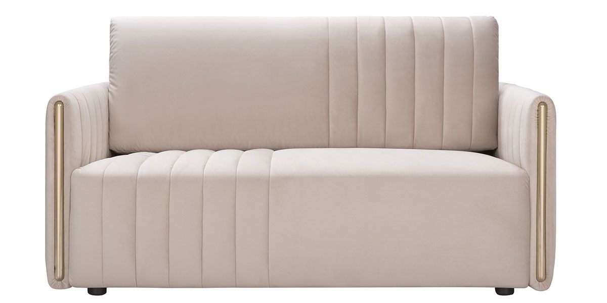 Canapé_2_places_en_velours_PRISME_-_Beige_1_LaMaisonDuCanapé