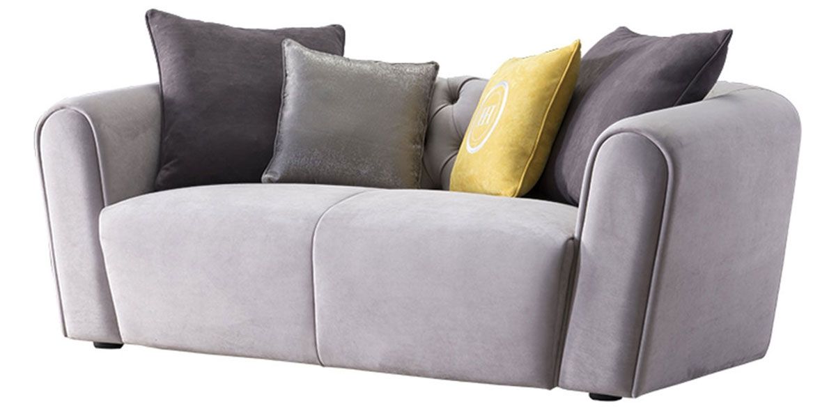 Canapé_2_places_en_velours_JUICY_-_Gris_clair_1_LaMaisonDuCanapé