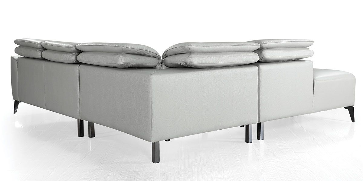 Canapé_d'angle_droit_en_cuir_ZOE_-_Gris_4_LaMaisonDuCanapé