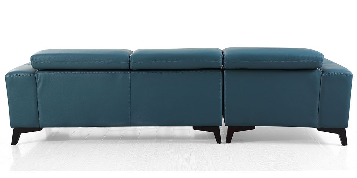 Canapé_d'angle_droit_en_cuir_BLOUM_-_Bleu/Vert_4_LaMaisonDuCanapé