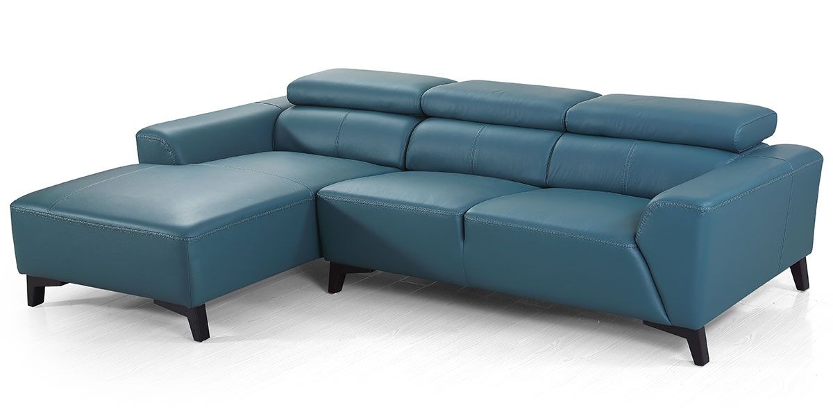 Canapé_d'angle_gauche_en_cuir_BLOUM_-_Bleu/Vert_3_LaMaisonDuCanapé