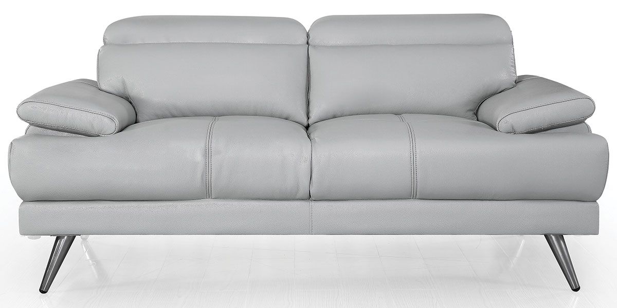 Canapé_2_places_Cuir_LENA_-_Gris_1_LaMaisonDuCanapé