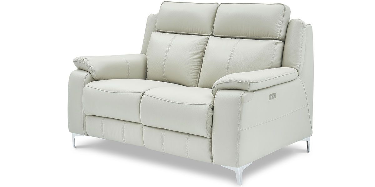Canapé_relaxation_électrique_2_places_en_cuir_KARA_-_Gris_clair_3_LaMaisonDuCanapé