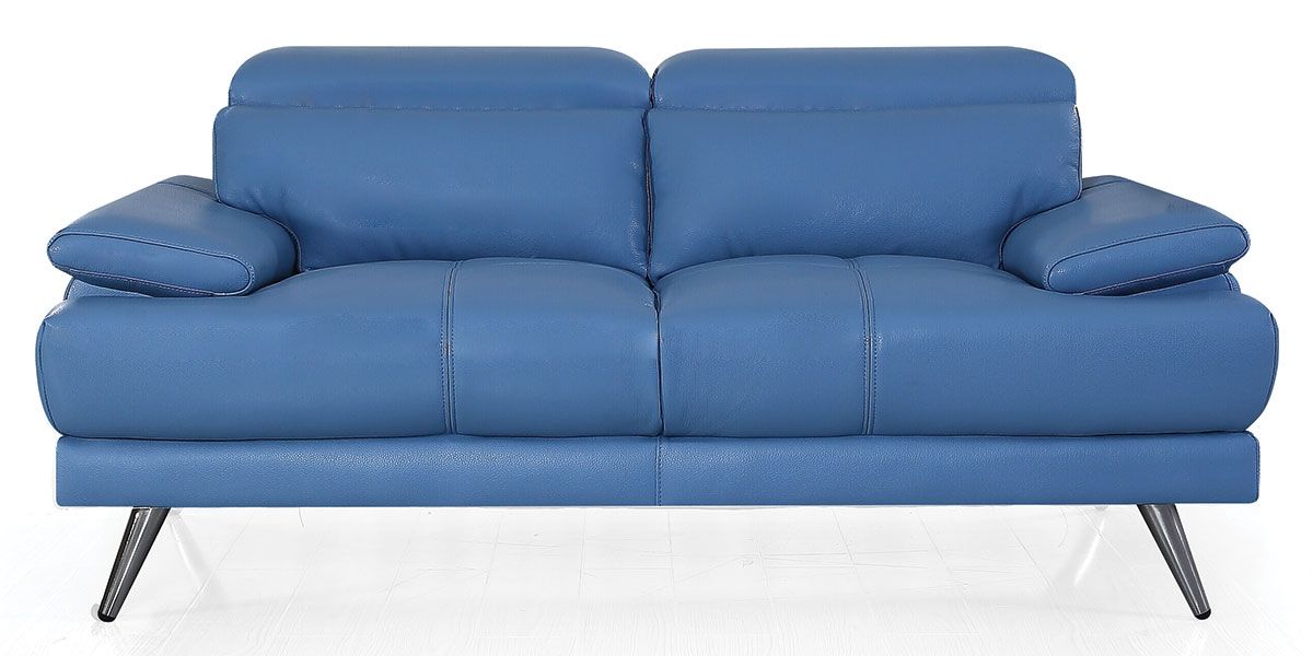 Canapé_2_places_Cuir_LENA_-_Bleu_1_LaMaisonDuCanapé