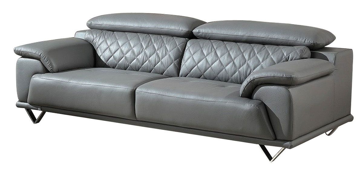 Canapé_3_places_en_cuir_gris_GARCIA_1_LaMaisonDuCanapé