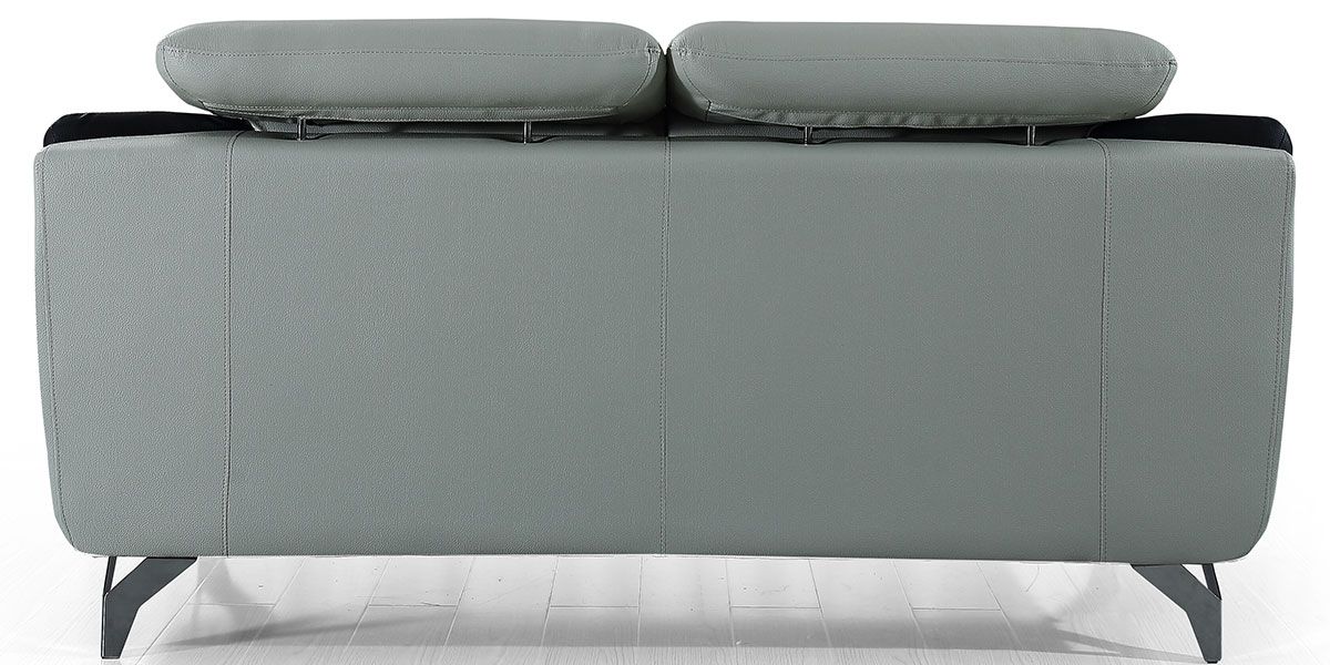 Canapé_2_places_en_cuir_JUDE_–_Gris_perle_&_Noir_4_LaMaisonDuCanapé