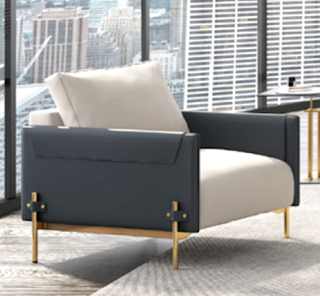 Fauteuil_en_tissu_ALAN_-_Blanc_et_Gris_1_LaMaisonDuCanapé