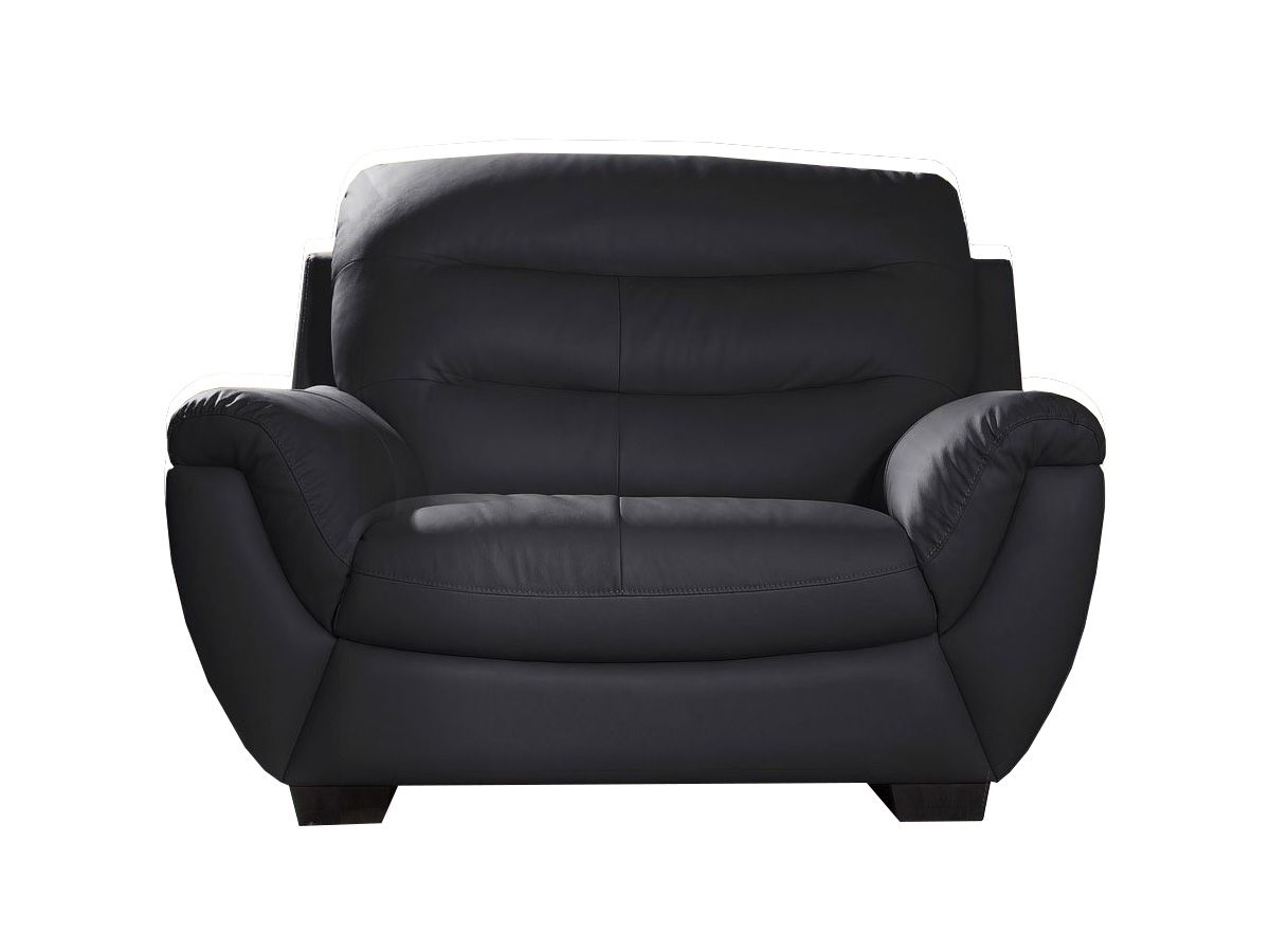 Fauteuil_cuir_noir_CORAL_1_LaMaisonDuCanapé