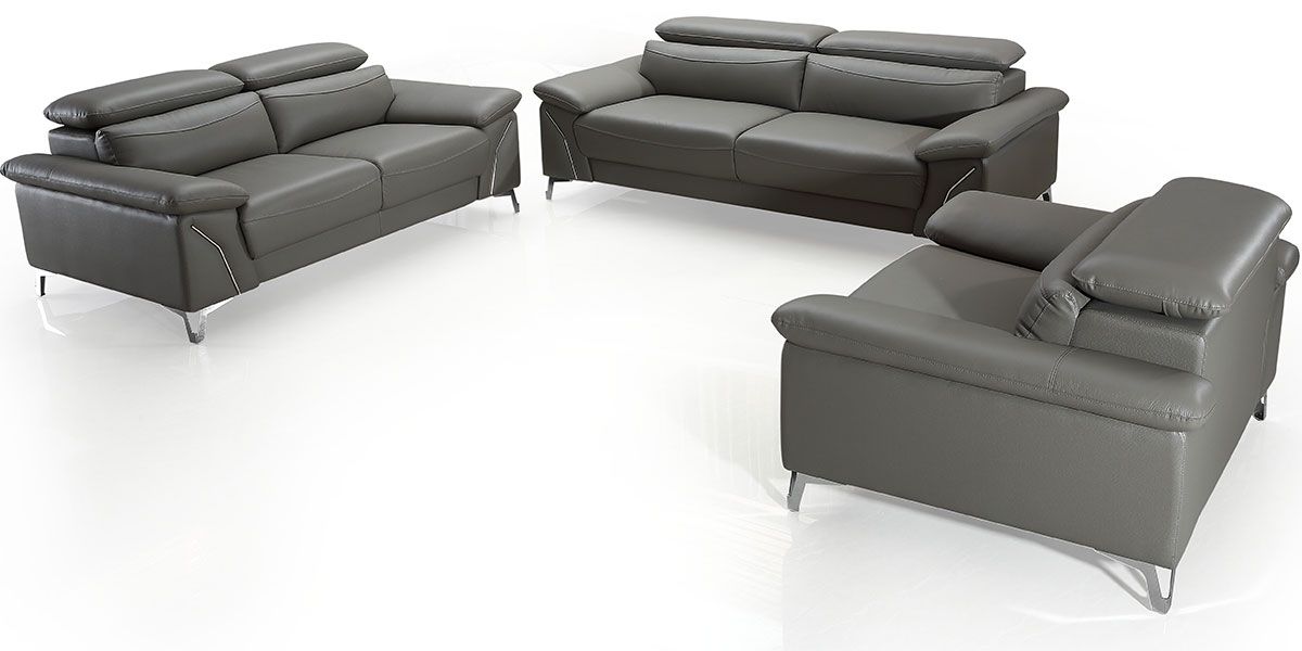 Fauteuil_Design_en_cuir_MILAN_-_Gris_2_LaMaisonDuCanapé