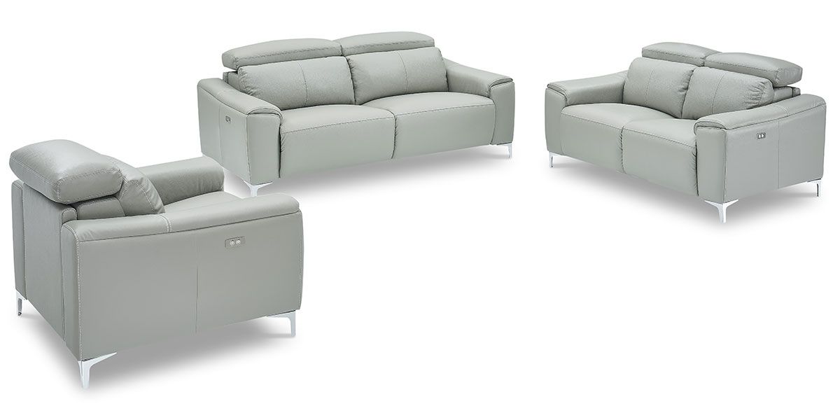 Fauteuil_relaxation_électrique_1_place_en_cuir_BIANCA_-_Gris_clair__6_LaMaisonDuCanapé