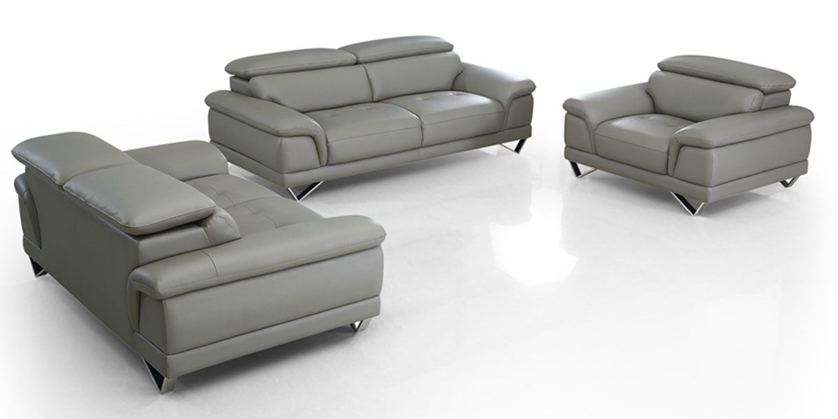 Fauteuil_Design_en_cuir_BRAME_-_Gris_3_LaMaisonDuCanapé