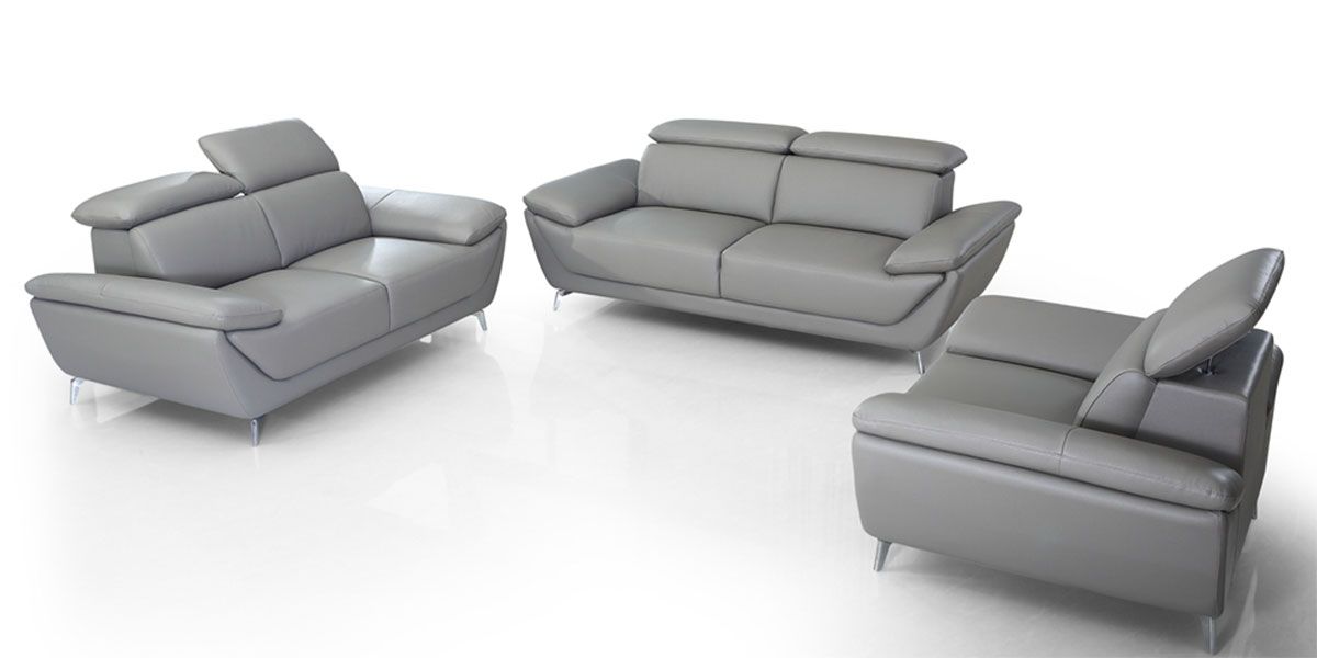 Fauteuil_Design_en_cuir_LEA_-_Gris_2_LaMaisonDuCanapé