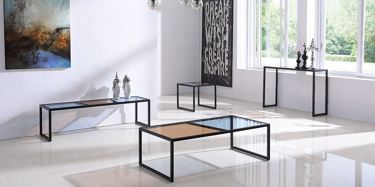 Meuble_TV_verre_ESPRIT_-_Marron_/_Bleu_2_LaMaisonDuCanapé