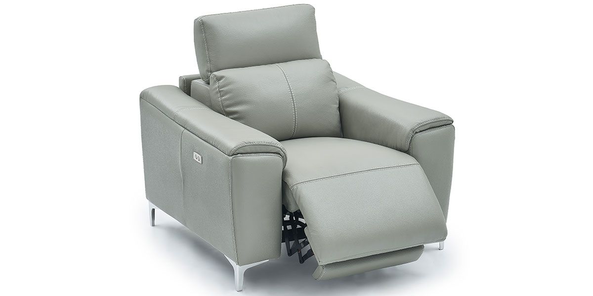 Fauteuil_relaxation_électrique_1_place_en_cuir_BIANCA_-_Gris_clair__3_LaMaisonDuCanapé