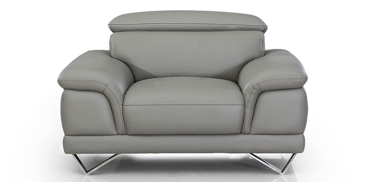 Fauteuil_Design_en_cuir_BRAME_-_Gris_1_LaMaisonDuCanapé