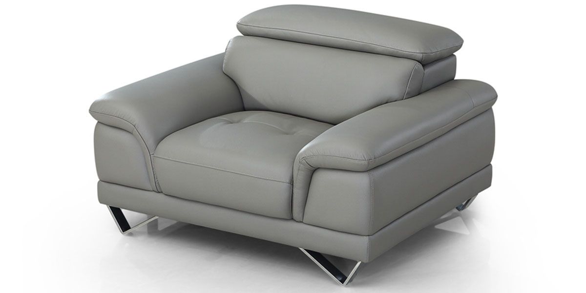 Fauteuil_Design_en_cuir_BRAME_-_Gris_2_LaMaisonDuCanapé