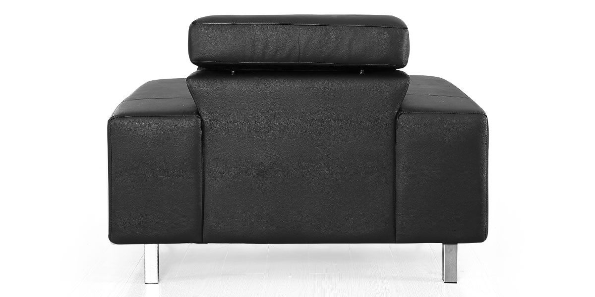 Fauteuil_cuir_Design_JACOB_-_Noir_4_LaMaisonDuCanapé