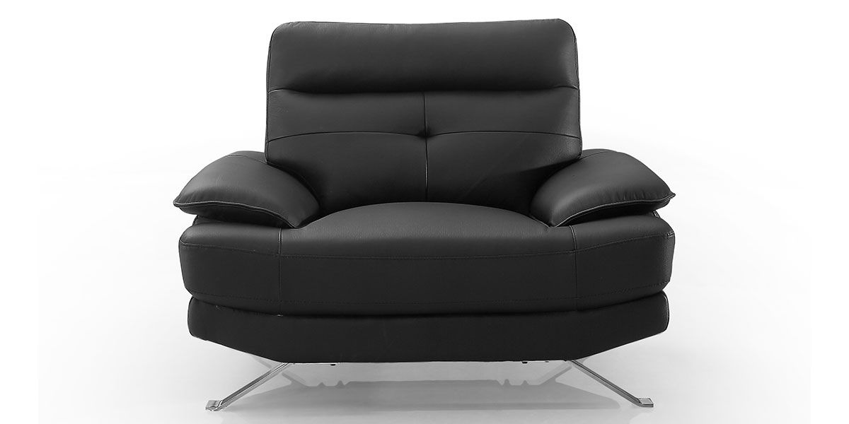 Fauteuil_Design_en_cuir_SYDNEY_-_Noir_1_LaMaisonDuCanapé