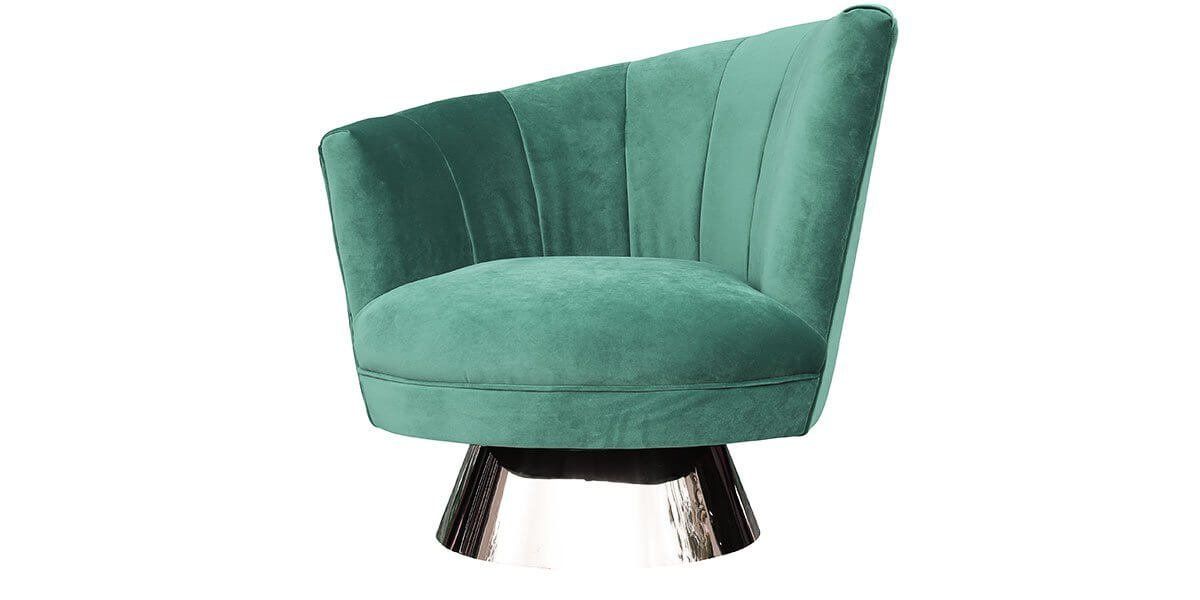 Fauteuil_pivotant_en_velours_côté_gauche_MIRO_-_Vert_1_LaMaisonDuCanapé