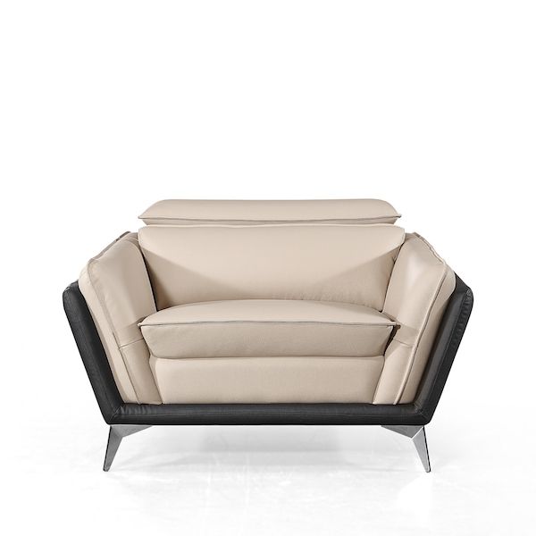 Fauteuil_en_cuir_NAEL_-_Beige_1_LaMaisonDuCanapé