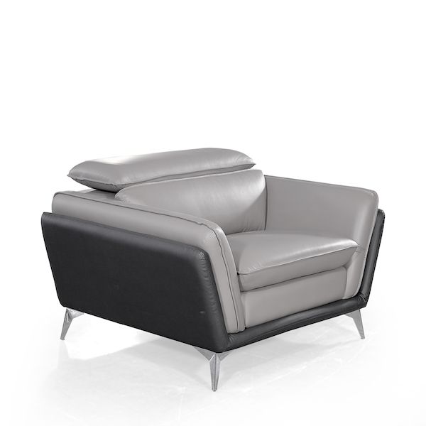 Fauteuil_en_cuir_NAEL_-_Gris_2_LaMaisonDuCanapé