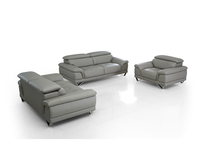 Canapé_2_places_en_cuir_BRAME_-_Gris_LaMaisonDuCanapé
