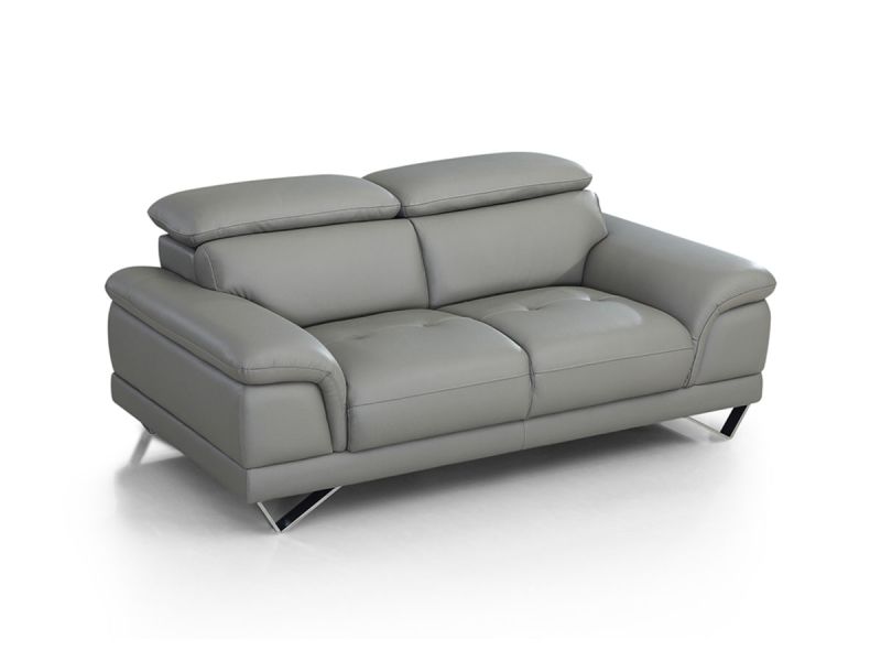 Canapé_2_places_en_cuir_BRAME_-_Gris_LaMaisonDuCanapé