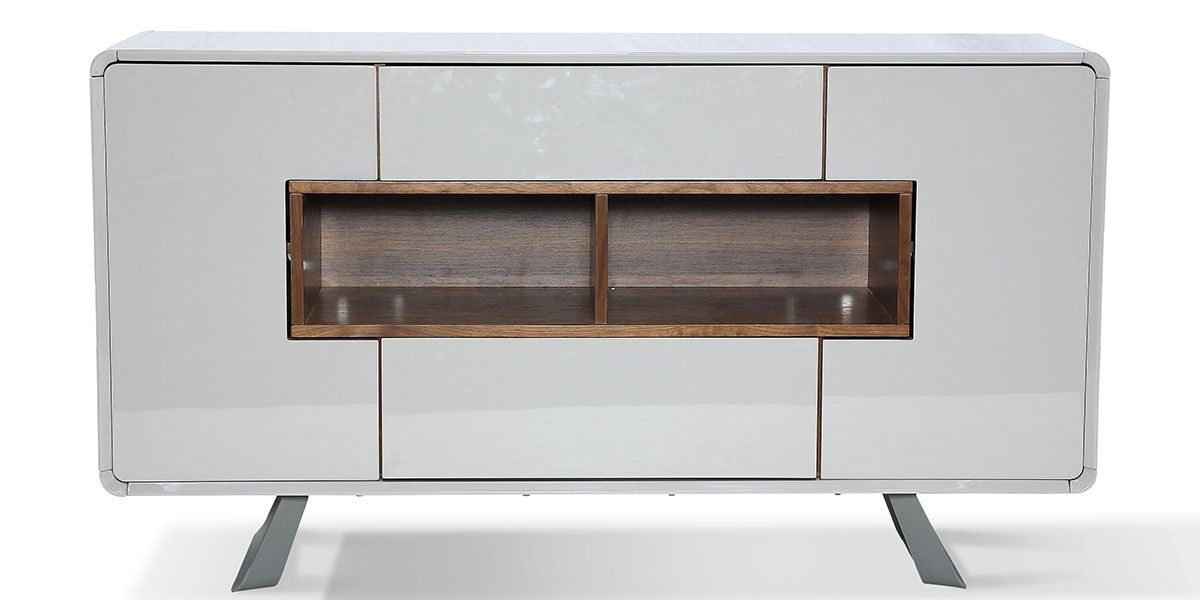 Buffet_bois/laqué_ISORA_-_Noyer/Gris_LaMaisonDuCanapé