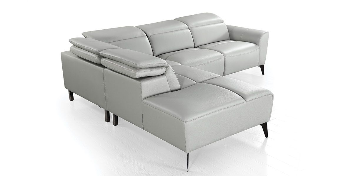 Canapé_d'angle_droit_en_cuir_ZOE_-_Gris_LaMaisonDuCanapé