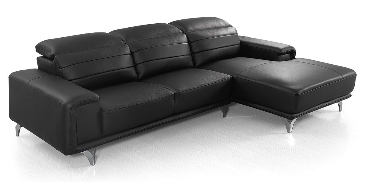 Canapé_d'angle_droit_en_cuir_KARL_-_Noir_LaMaisonDuCanapé