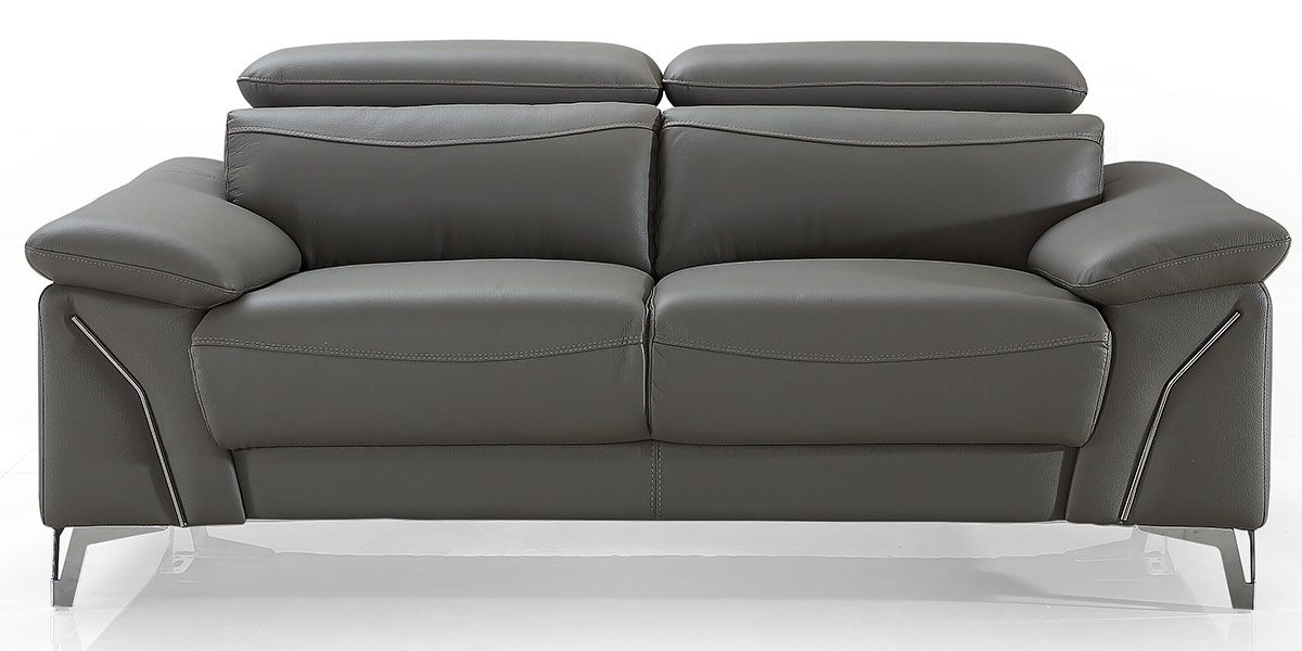 Canapé_2_places_en_cuir_MILAN_-_Gris_LaMaisonDuCanapé