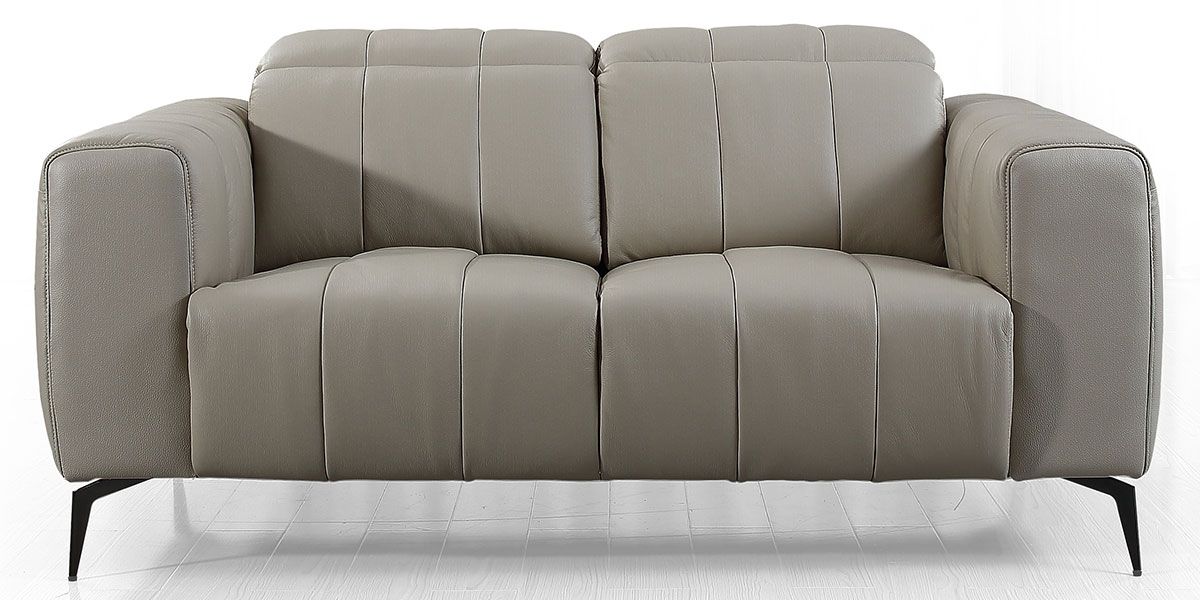 Canapé_2_places_Cuir_KIKO_–_Beige_LaMaisonDuCanapé