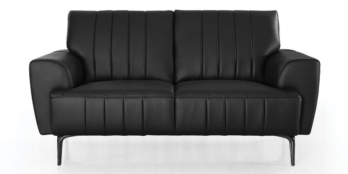 Canapé_2_places_Cuir_ROMY_-_Noir_LaMaisonDuCanapé