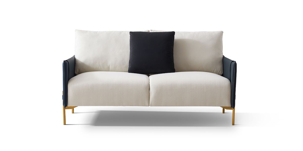 Canapé_2_places_en_tissu_ALAN_-_Blanc_et_Gris_LaMaisonDuCanapé