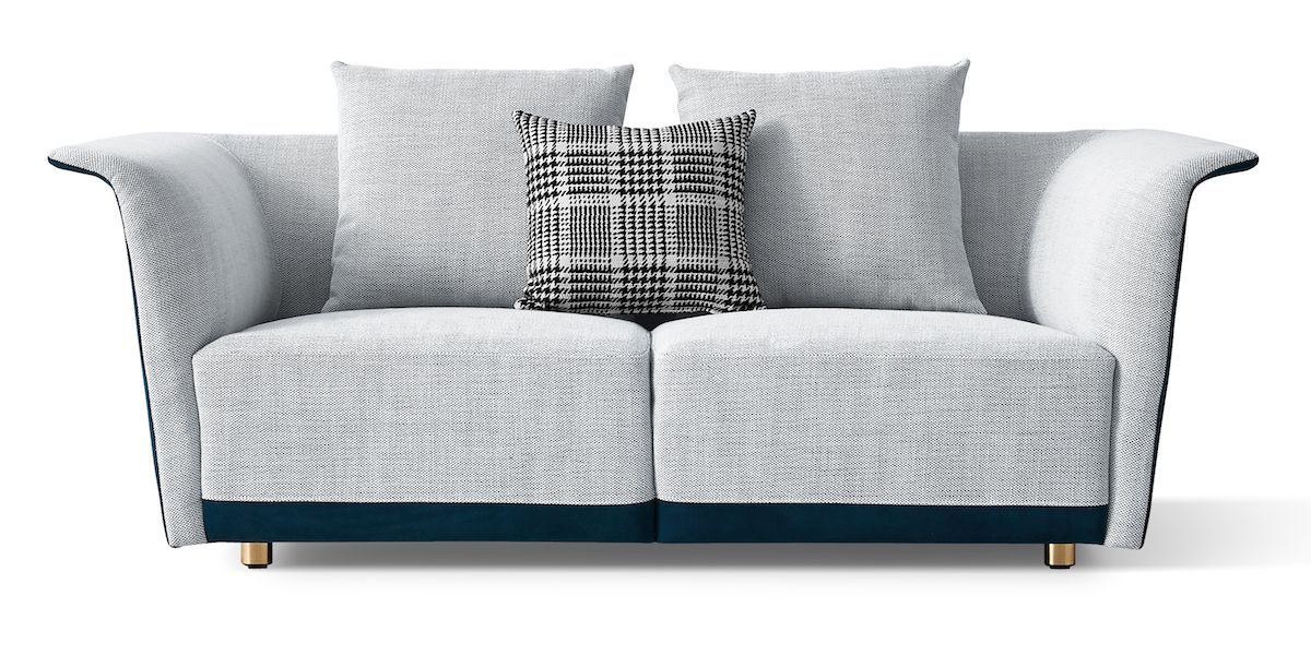 Canapé_2_places_en_tissu_PORTO_-_Gris_et_Bleu_LaMaisonDuCanapé