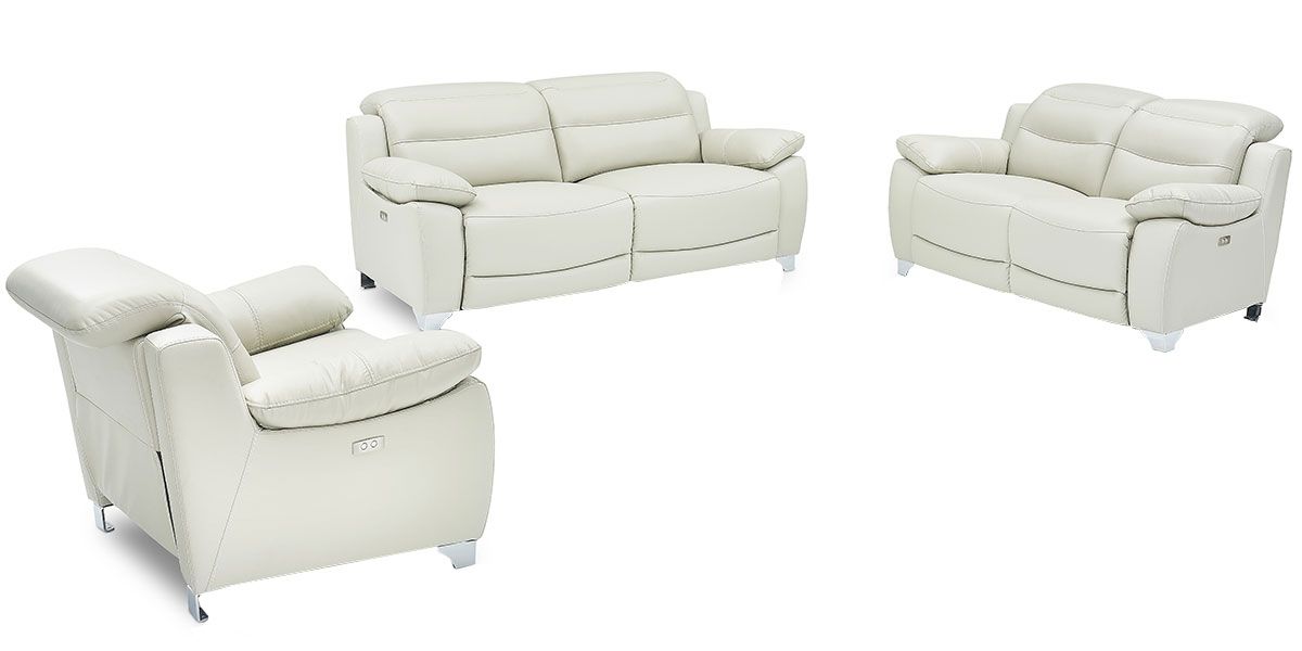 Fauteuil_relaxation_électrique_1_place_en_cuir_NOA_-_Gris_LaMaisonDuCanapé