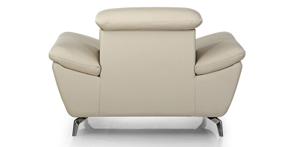 Fauteuil_Design_en_cuir_LEA_-_Beige_LaMaisonDuCanapé