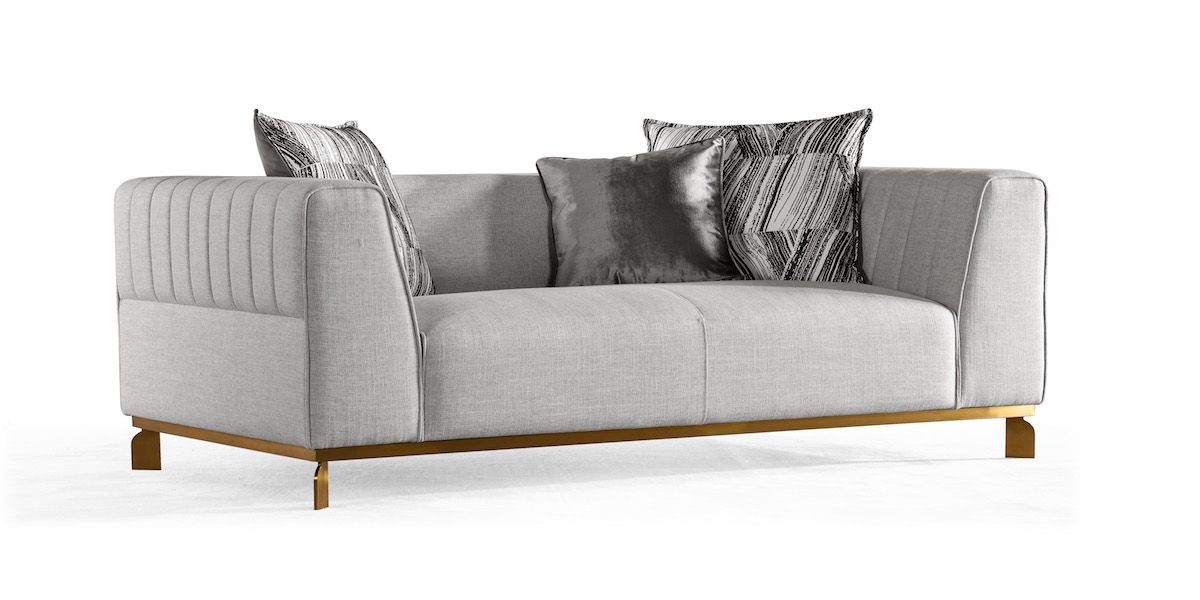 Canapé_2_places_en_tissu_EVEN_-_Gris_clair_LaMaisonDuCanapé
