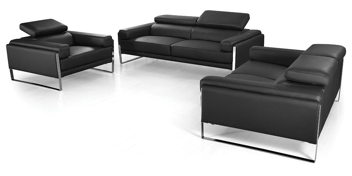Fauteuil_cuir_Design_ALIYAH_-_Noir_LaMaisonDuCanapé