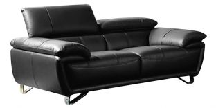 Canapé cuir 3 places BAYA