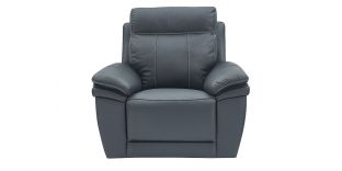Fauteuil relaxation électrique 1 place en cuir DALIA - Noir