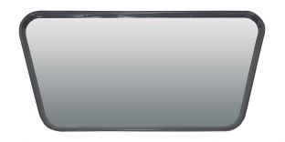 Miroir laqué JAZZ - Gris